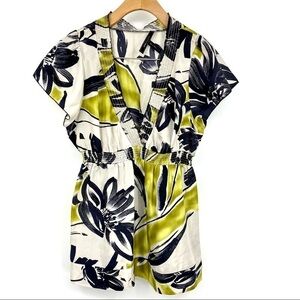BCBG Maxazria silk 99’s y2K kimono blouse M